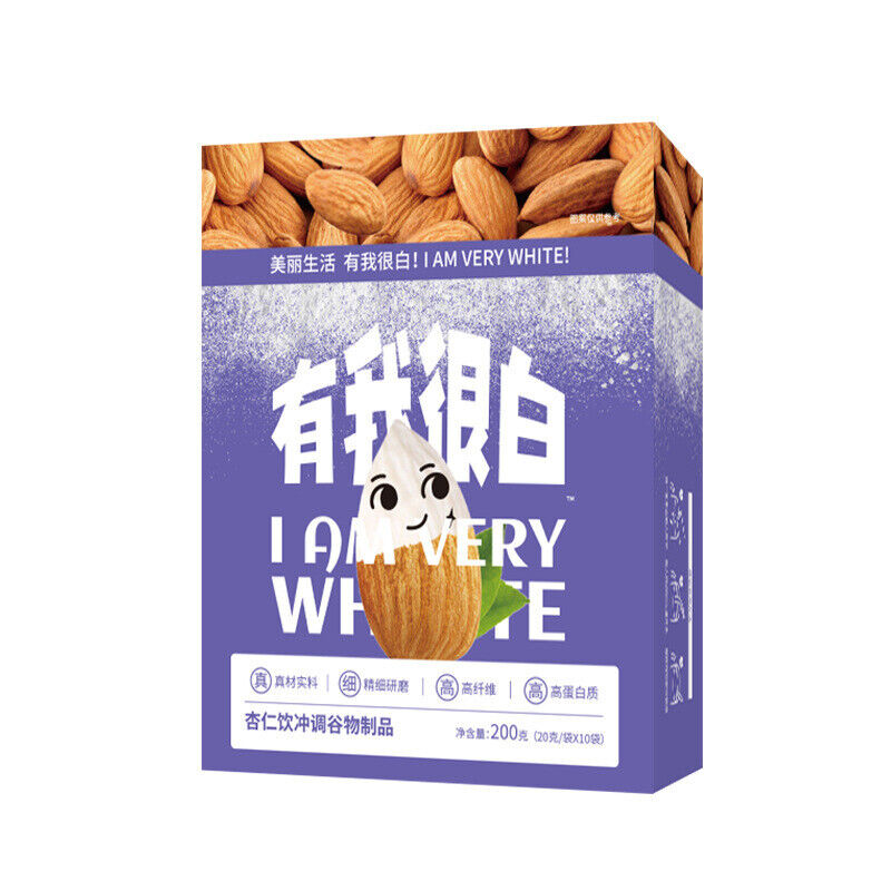 Almond 7 White Drinking Powder Nutritional Meal Replacement Drink Almond Powder