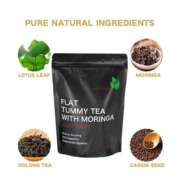 All Natural Flat Tummy Tea with Moringa Herbal Tea 3g*28 bags
