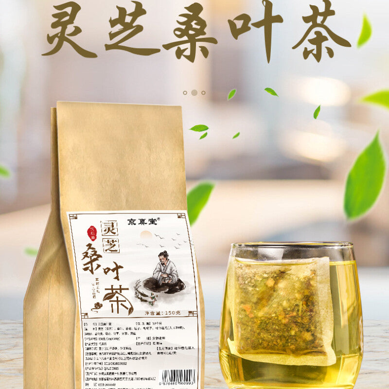 Reishi, Mulberry Leaf, Ginseng & Panax Notoginseng Tea for Health Main image