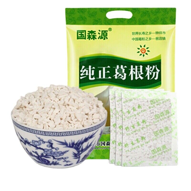 HelloYoung 500g 100% Pure Gegen Feng Natural Herbal Tea 纯正葛根粉 颗粒型 天然农家柴葛粉 天然养生 DIY代餐 Main image