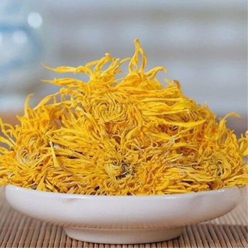 4 Pcs Golden Silk Royal Chrysanthemum Big - Flower Tea Bags: Organic Herbal Tea Main image