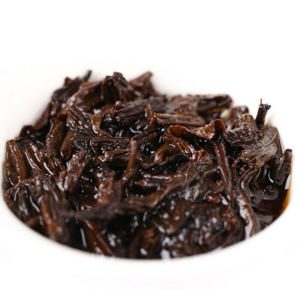 250g Ripe Shu Puer Brick Tea Anning Haiwan Lao Tong Zhi Yunnan Pu-erh Tea