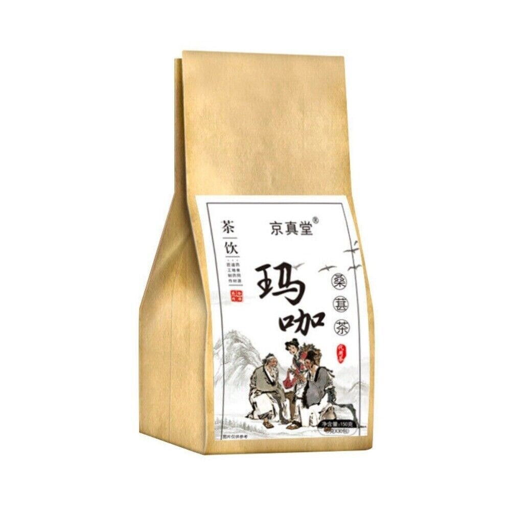 Men's Vitality Tea Ginseng He Shou Wu Maca Mulberry Goji Herbal Tonic