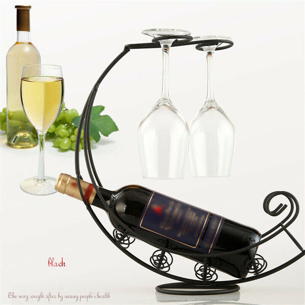 Red Wine bottle rack Wine Bottle Champagne Storage Holder Rack Bar Stand Bracket