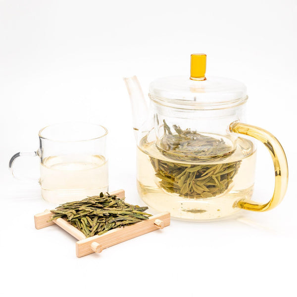 Pure handmade Chinese Long Jing Dragon Well Green Tea Yuqian 1st Grade 250g