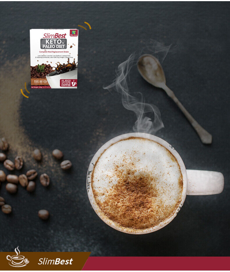 Keto Coffee Paleo Diet Complete Meal Replacement Shake Instant Coffee 10g*20bags