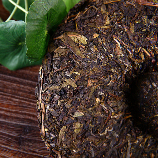 HelloYoung Organic Green Food China Yunnan Puerh Tea Cake Cha Puer Menghai Sheng Tea 357g