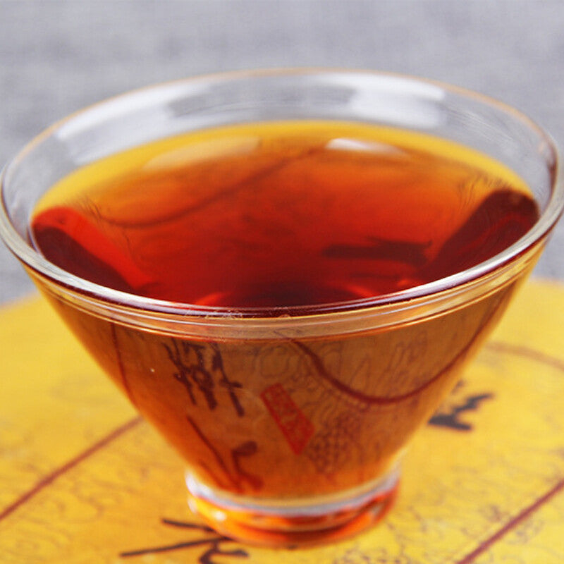 TemuTea 357g  Aged Puer Tea Ancient Tree Puer Tea Yunnan Banpen Old Tree Ripe Puerh Tea