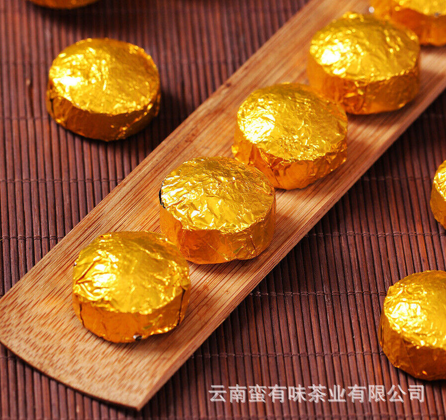 HelloYoung 70g Yunnan Pu'er tea leaves glutinous small tuocha ripe tea mini small tuocha Secondary image