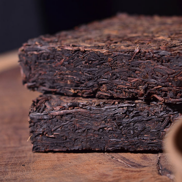Pu'er Tea 250g/8.8oz Organic Black Tea Ripe Tea Brick Menghai Aged Brick Tea