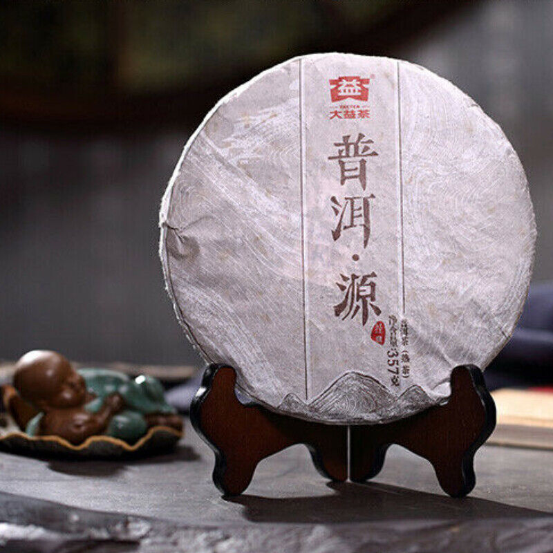 HelloYoung 357g YUAN Yunnan Menghai Tea Factory Dayi TAETEA Ripe Pu Er Natural Puer Tea