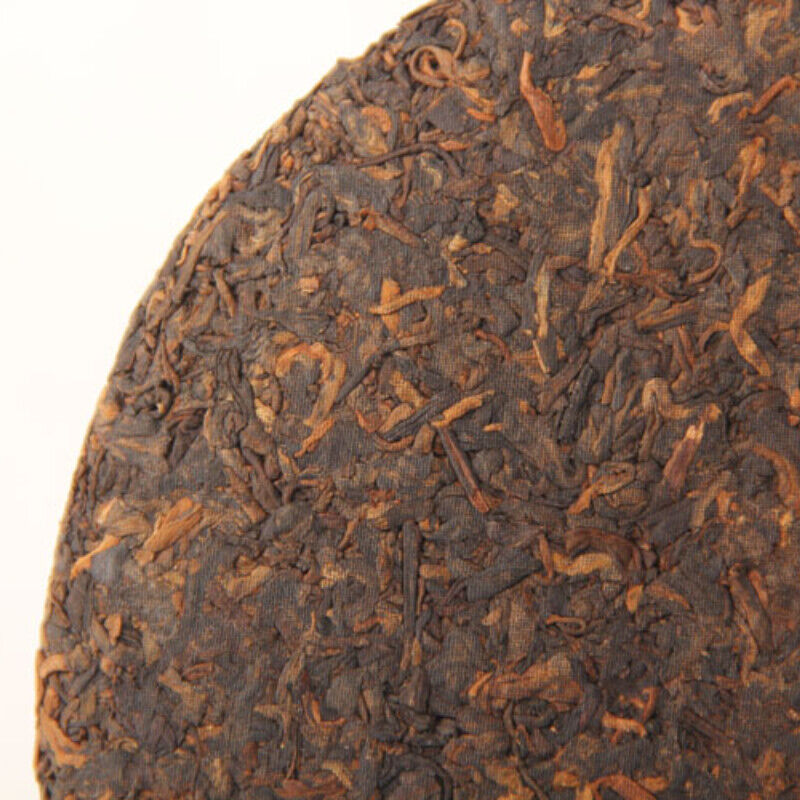 HelloYoung Qizi Tea Cake Old Shu Puerh357g Menghai Early Spring Ripe Puer Nannuo Mountain