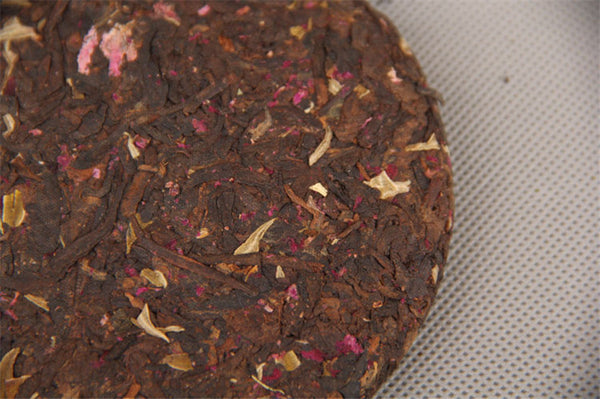 100g Pu-erh Tea Cake Cooked Puer Tea Rose Flavor Slimming Green Food Black Tea