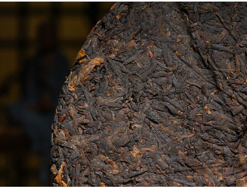 HelloYoung 357g Yunnan Pu'er Ripe Tea Cake Tea Ma Bang Gong Cakes Aged Pu'er Tea Cake