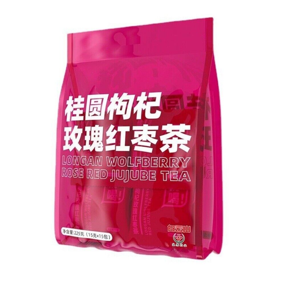 Longan Goji Red Date Rose Tea Womens Wellness Gift Premium Herbal Blend