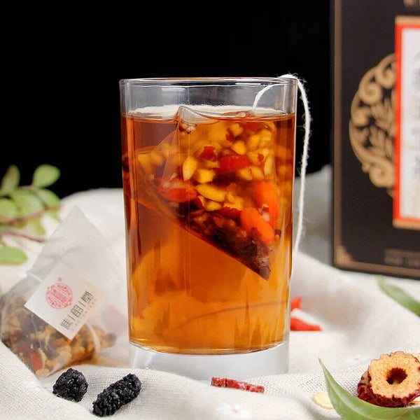 150g/30 Bags Healthy Herb Tea Bag Ginseng Five Treasure Tea