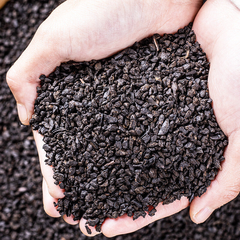 Broken Silver Yunnan Menghai Old Ripe Pu'er Tea Glutinous Fragrant Tea Fossil