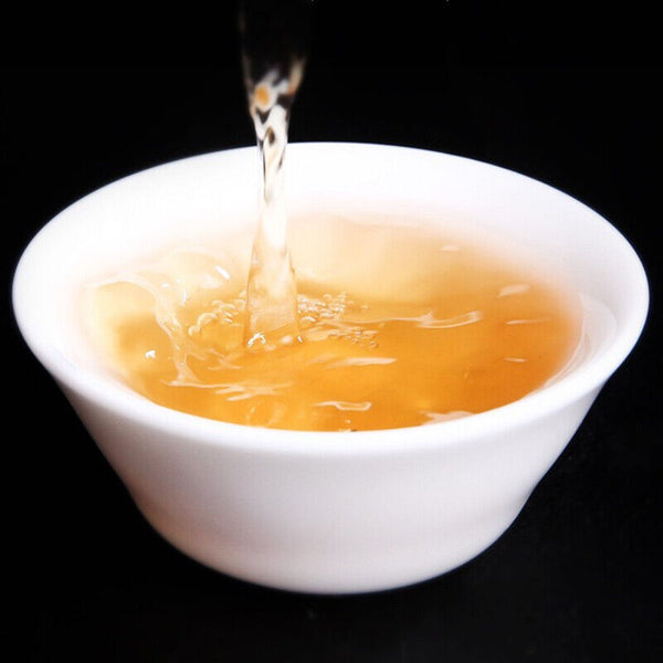 HelloYoung Spring Tea Slimming Green Tea 200g Top Pu-Erh Raw Tea Brick Bamboo Shoot Shell