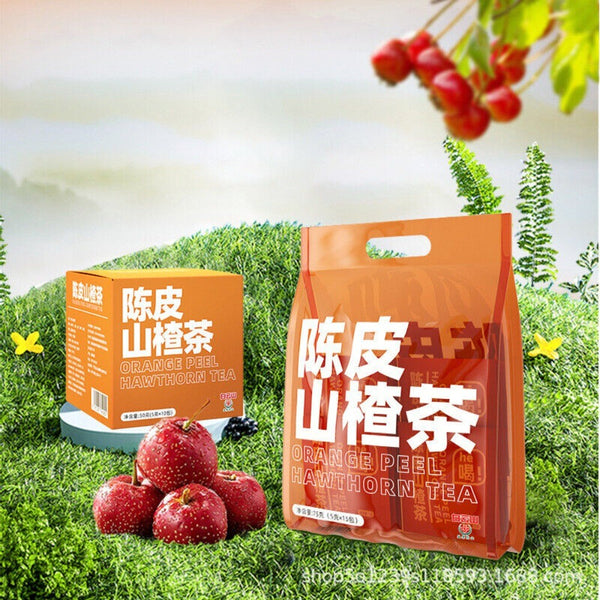 Tangerine Peel Hawthorn Herbal Tea Bags Unisex Health Support Blend