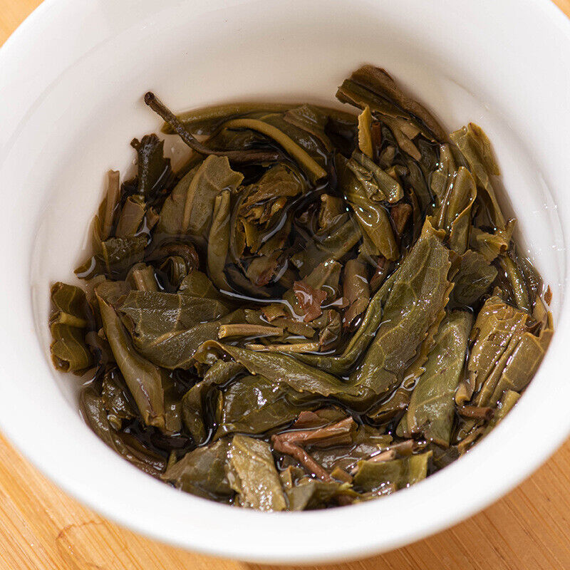HelloYoung 357g Ancient Tree Raw Tea Cake Yunnan Puerh Tea Leaves Menghai Raw Tea Cake
