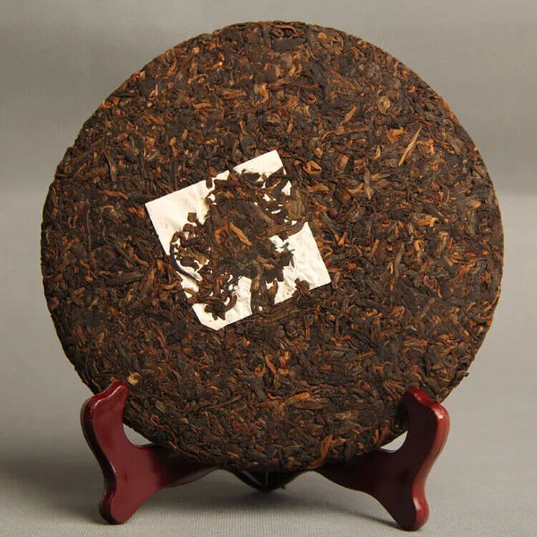 HelloYoung Pu'er Tea Banzhang Jin-ya Pu'er Seven-seed Cake Tea Jin-ya Mature Tea 357g