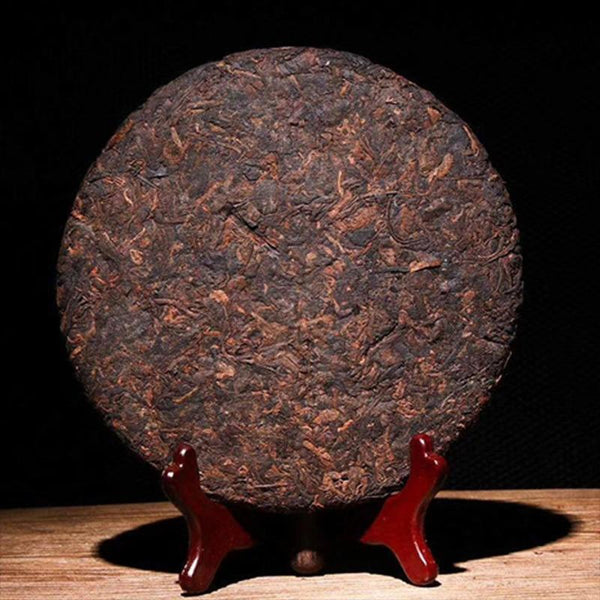 2017Menghai Qizi Handmade Aroma Ripe Puerh Tea,Bulang Mountain Shu Puer Tea 357g