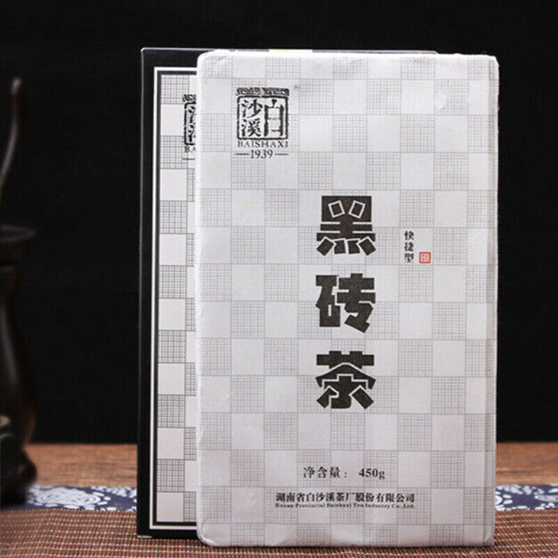 HelloYoung 450g HEI ZHUANG CHA China Anhua Baishaxi Instant Dark Tea Shortcut Brick Tea