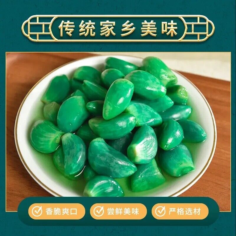 Authentic Laba Garlic Pickled Green Garlic - Sweet & Sour Vinegar Pickled Garlic Main image