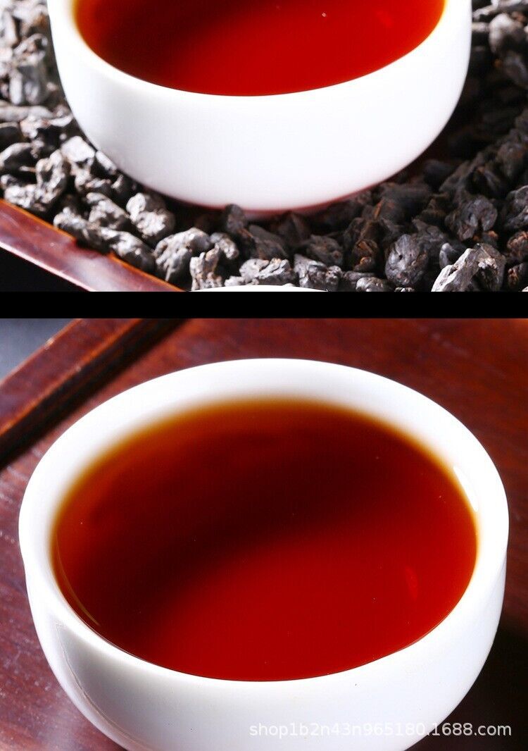 HelloYoung Fossil Glutinous Tea Fossil 500g Sweet and Glutinous Smooth Menghai Ripe Tea