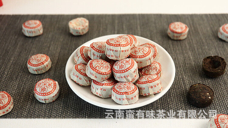 HelloYoung 500g Yunnan Pu'er tea leaves mini small tuocha Gnocyte red cotton tuo Gnocyte