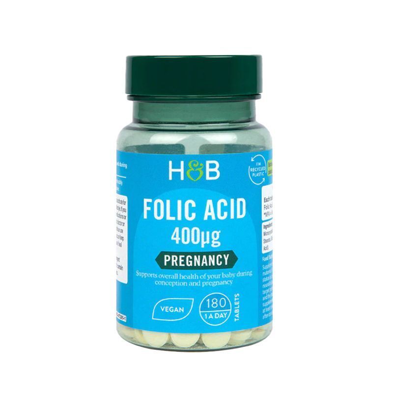 HB Folic Acid Men & Women Pregnancy Vitamin Folic Acid Tablet 400ug*180 Tablets Secondary image