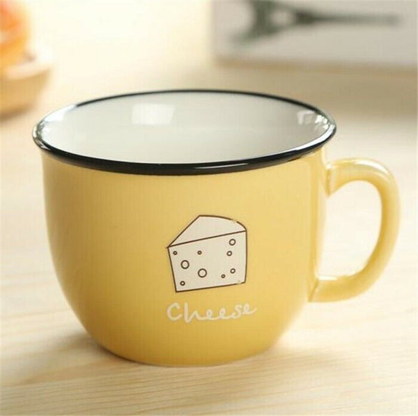 Ceramic Mug Coffee Milk Breakfast Cup Cute Porcelain Tea Mugs 250ml Novetly Gift