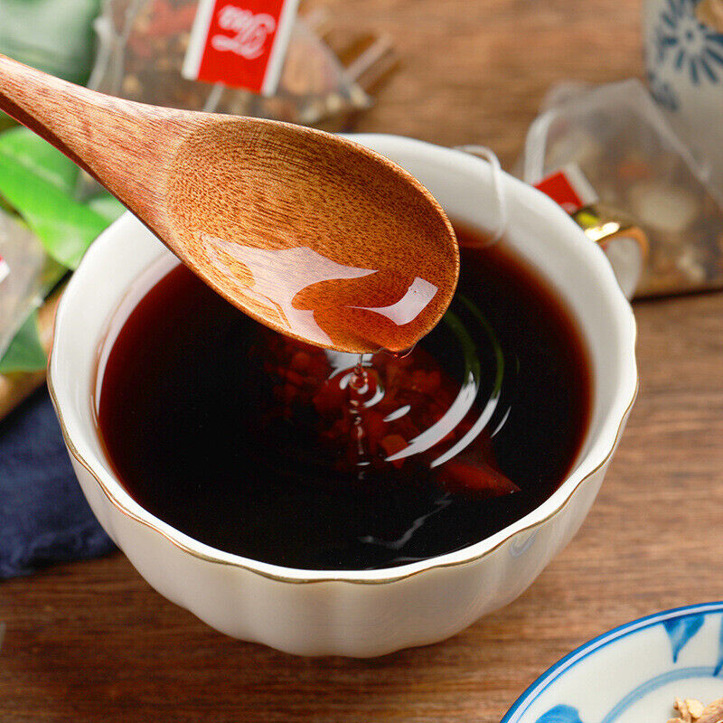 HelloYoung 7g*15 Bags Organic Hongzao Jupi Healthy Herbs Teabag Five Treasures Herbal Tea