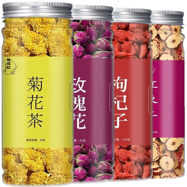 Flower camellia goji berry cassia seed tea chrysanthemum rose canned combination