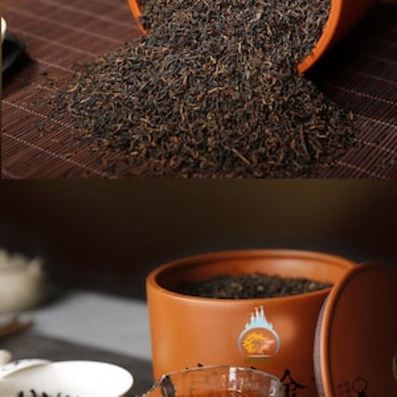 HELLOYUNG TEA -[Puerh] Ripe Puerh Tea Premium Palace Golden Buds Canned 500g