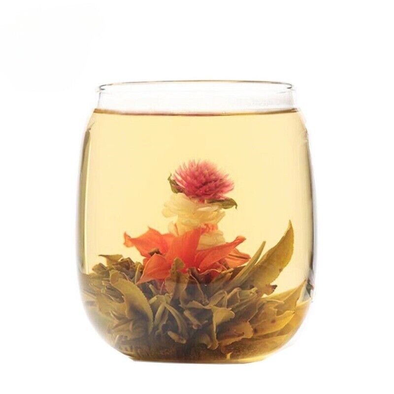 Blooming Tea Silver Needle Globe Amaranth Lily Flower Bloomin Tea Ball 20pcs Secondary image