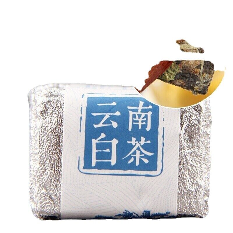 HelloYoung 4 Pieces*5g/bag 100g Chinese White Tea Mini Yunnan Bai Cha Tea Small Cake Main image