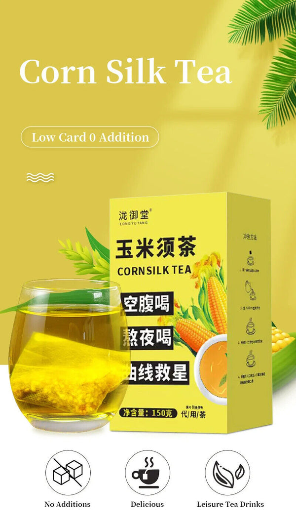 TemuTea High Quality Corn Whisker Silk Tea  150g/box Chinese Herb Tea Bags
