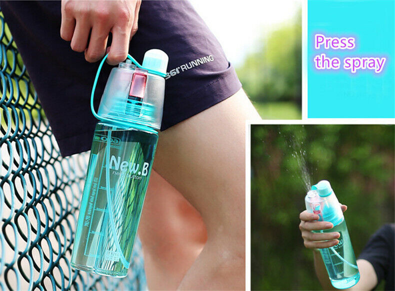 Sports Plastic Tea Cup Sport Spray Bottles Water Bottle Outdoor Shaker Drinkware
