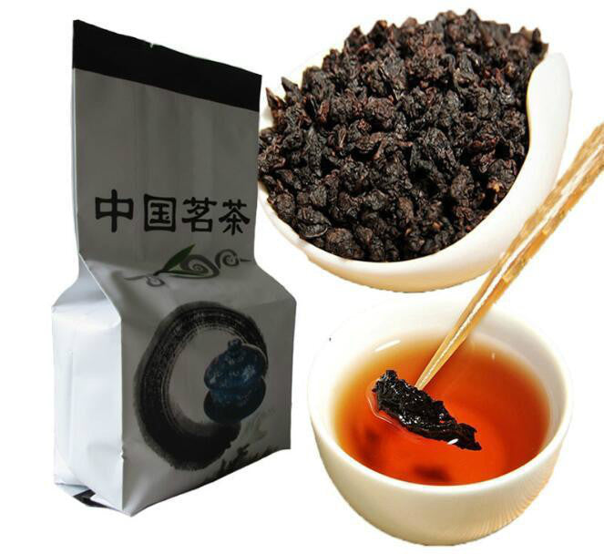 125g Fresh Natural China Oil Cut Black Oolong Tea Slimming Baked Tea Health Care