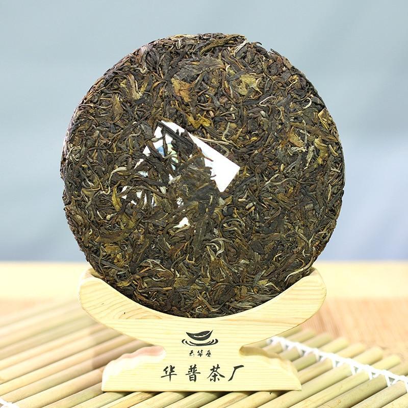 2019 Old Ban Zhang Raw Puer Tea Ancient Tree Handmade Compressed Tea 357g Secondary image