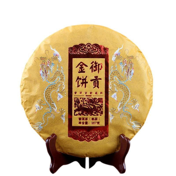 Yunnan Menghai Ancient Tree Shu Puer Tea,2021 Spring Ripe Puer Tea 357