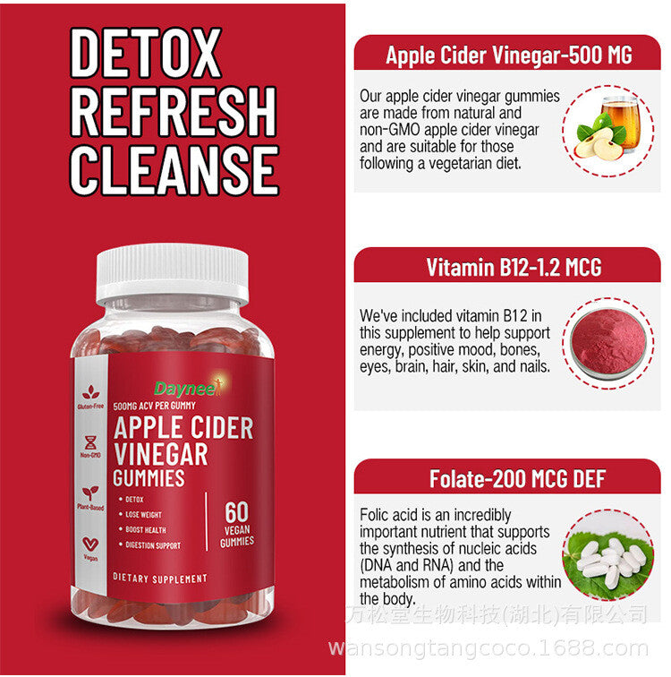 Daynee Slim Weight Loss Supplement Apple Cider Vinegar Gummies