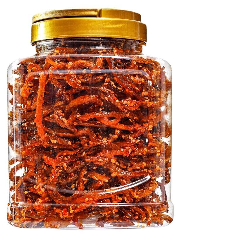 Shredded Eel Canned Seafood Snacks Spicy Honey Sesame Eel Dried Seafood