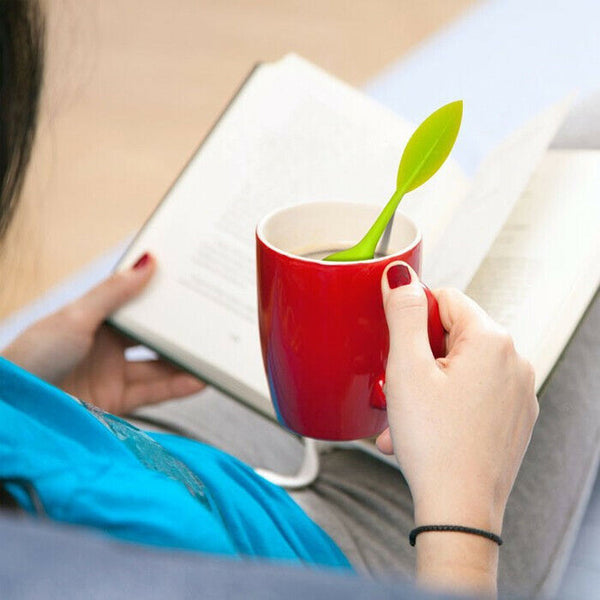 Silicone+Stainless Steel Infuser Tea Filter LooseLeaf Diffuser Mesh Tea Strainer