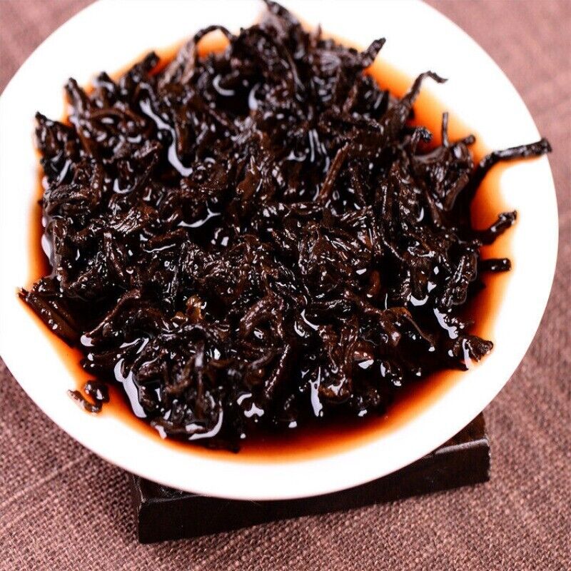 Pu-erh Tea Cooked 357g Top Grade Puer Tea Ripe Yunnan Qizi Cake Organic Old Tree