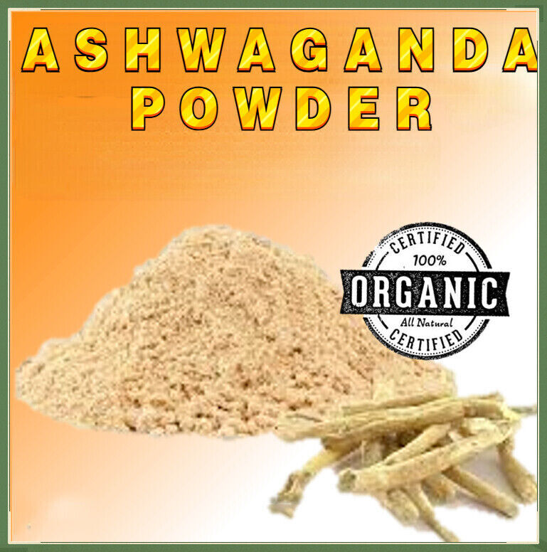 Organic ASHWAGANDHA ROOT POWDER - ASHWAGANDA - Withania Somnifera Main image