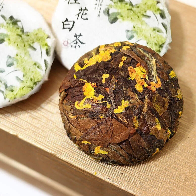 High Mountain White Tea Cake Fuding Aged White Tea Compressed Small Tea Cake250g Main image