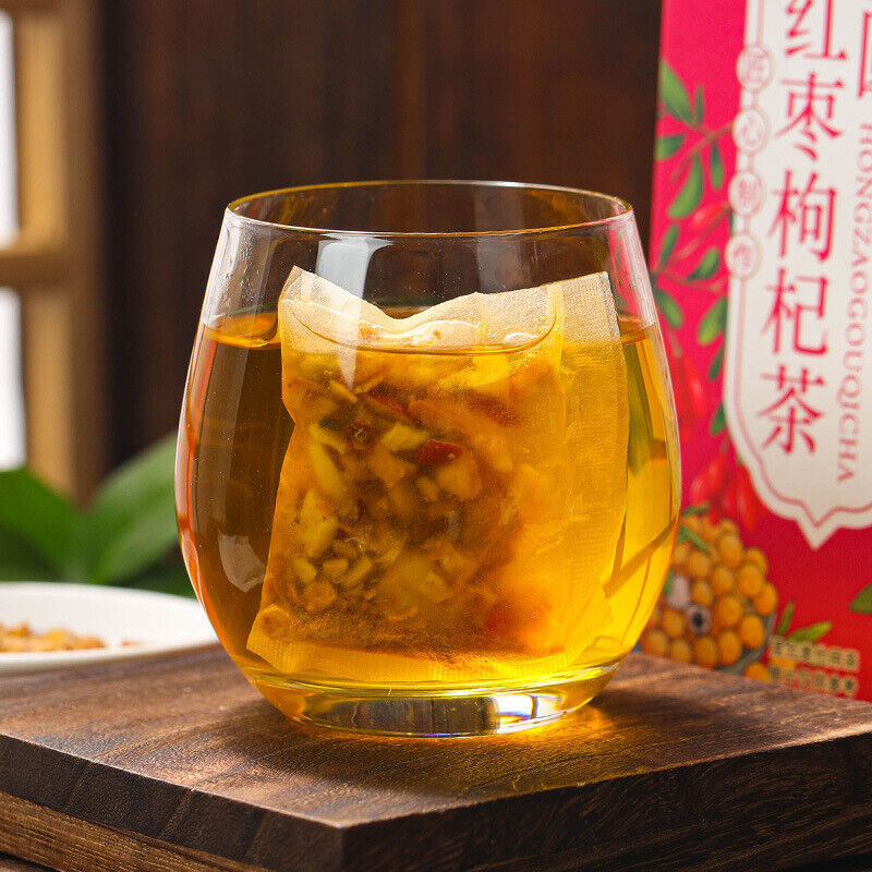 HelloYoung 150g Gui Yuan red dates and wolfberry tea black sugar ginger date health bag tea