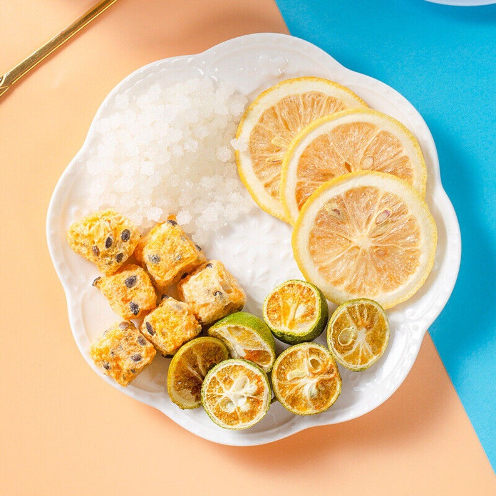Green Lemon Passion Fruit Tea Bags Cold Brew Fruit Blend Healthy Drink